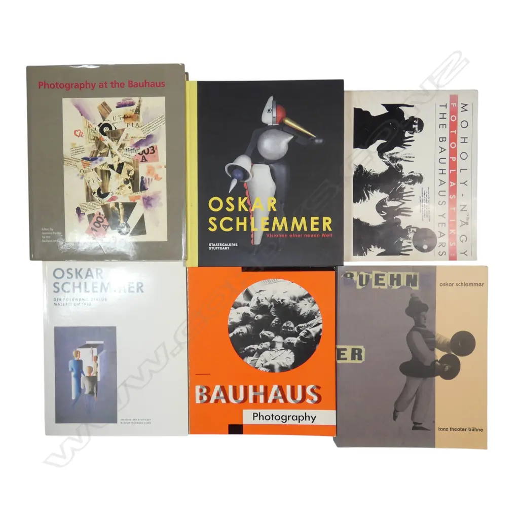 SIX PUBLICATIONS - BAUHAUS PHOTOGRAPHY AND OSCAR SCHLEMMER Image 1++